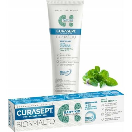 Curasept CURASEPT BIOSMALTO fogkrém BABY-KID MENTA 145655540