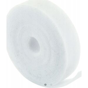 Schwaiger Rulou cu bandă velcro 300x12x2mm alb 145655823 - Legături de cablu