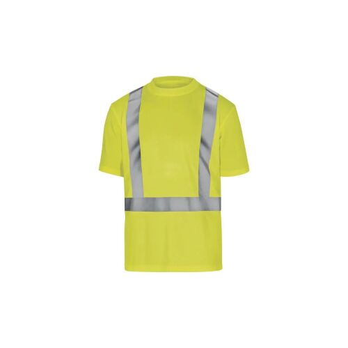 Figyelmeztető poliészter póló sárga színű, L méret COMETJAGT 145656043