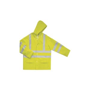 JACKET DE ALERTĂ ANTIPLOAIE DIN POLIESTER ACOPERIT EXTERIOR PU 145656699 - Îmbrăcăminte de vizibilitate