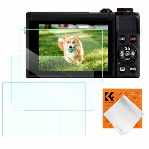 3x Készlet 9h Képernyővédő Üveg Canon G9x Ii G7x Iii G7x Ii G5x Ii / K&f Concept / Cikkszám.2193 145656975