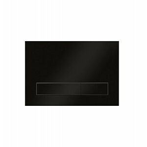 M16 gomblapka, a lapok síkjába simuló; Matt fekete