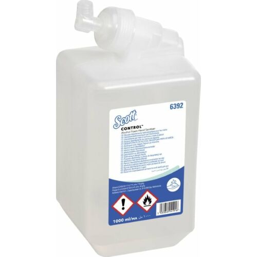 Scott Scott Control szappan adagoló - Kézfertőtlenítő hab, adagoló patron - 1 l 145657150