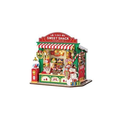 Puzzle 3D, Casuta Christmas Candy Stand, Rolife, 170 piese 145657217