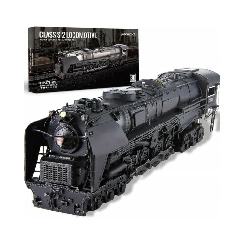 Puzzle 3D, Locomotiva Clasa S-2, Piececool, metal, 448 piese 145657219