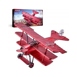 3D Puzzle, FOKKER DR-I TRIPLANE Flugzeug, Piececool, Metall, 162 Teile 145657224 - Piececool