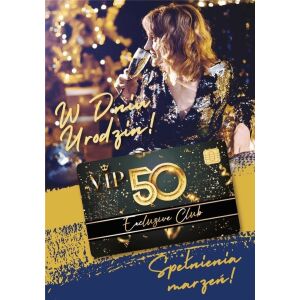 Armin Style Karnet Urodziny 50 Prezent-M 145657407 - Decoratii si echipamente pentru petreceri