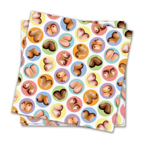 Kis Genie Koktél Szalvéták 2 rétegű 8 db nyomattal 145657461