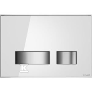 MOVI II FEHÉR ÜVEG BEVONATOS GOMB