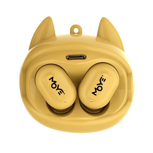 MOYE FLIP FACE TRUE WIRELESS EARPHONE SHIBA, nyitott tok fülhallgatókkal - Moye