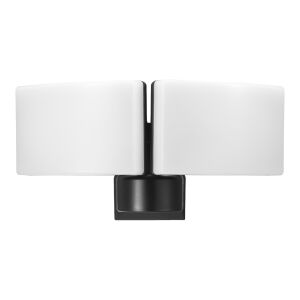 TOS DUO LED 2x20W kettős kerti lámpatest, 2x1600lm, IP65, 4000K, PC, fekete