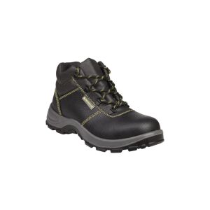 Cipő festett bőrből, kétrétegű PU talp, csúszásgátló, fekete szín, 38-as méret PIED GARG2SPNO38