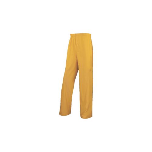 Esőnadrág poliészterből, külső poliuretán bevonattal, sárga, méret: S, 900PANJAPT 145658733