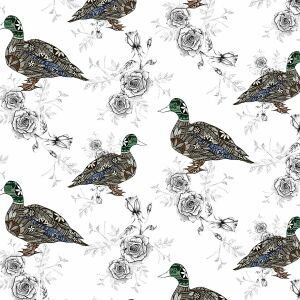 Clear Creation Karnet Swarovski kwadrat Etniczne kaczki (CL0403) 145658780 - Produkty papierowe dla gospodarstw domowych