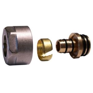 Schlosser Złączka zaciskowa do rury z tworzywa sztucznego M22x1,5-16x2 GW biała - 602600005 145659051 - Złącze i akcesoria