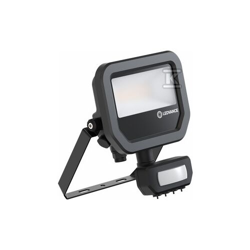 LEDVANCE Reflektor LED 8W 1100lm 3000K IP66 Czarny Z Czujnikiem Ruchu 145659288