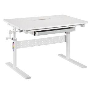 Biurko dziecięce regulowane XD SPE-X102W 90x60 cm 145659489 - Stolik dziecięcy, krzesło, Wykonawca kuchni dla dzieci, Biurko dla młodzieży i Łóżko młodzieżowe