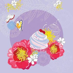 Creare Clară Karnet Swarovski Pătrat Prăjituri (CL0712) 145659621 - Șervețele