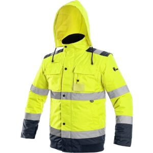 ISOLIERTE JACKE 2IN1 GELB CXS LUTON GRÖSSE L 145660088 - Arbeitsschutzkleidung