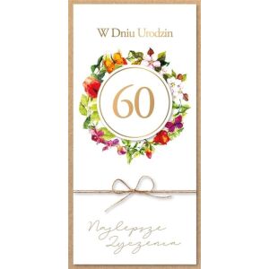 Armin Style Karnet Urodziny 60 145660424 - Decoratii si echipamente pentru petreceri