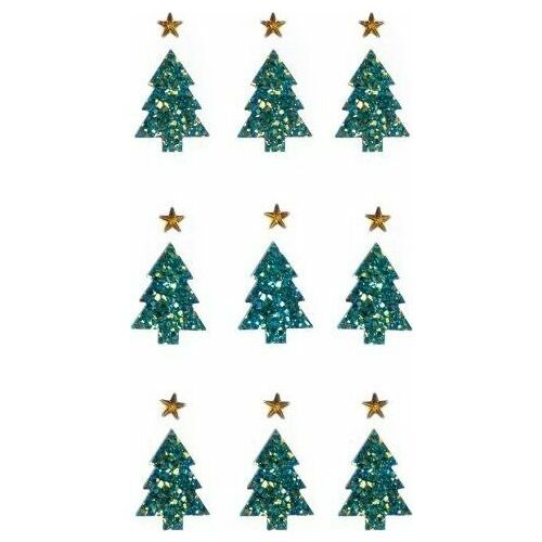 Selbstklebende Christbaumsterne aus Kristallen, 18 Stück 145660433