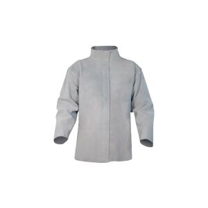 Bőr hegesztőpulóver, szürke szín, méret: XL, SUMVESGRXG