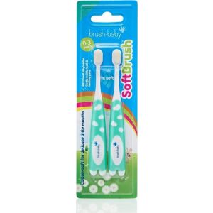Brushbaby BRUSHBABY FIRSTBrush fogkefe 2-PACK