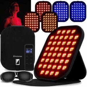 LED panel IR emberi fény funkcióval LumiCare - fekete