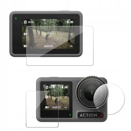 TELESIN Lencse és Képernyő Edzett Üvegfólia DJI