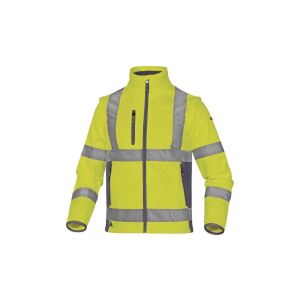 Softshell-Warnjacke, wasserdicht, atmungsaktiv, gelb, Größe XL, MOON2JGXG 145660996 - Arbeitsschutzkleidung