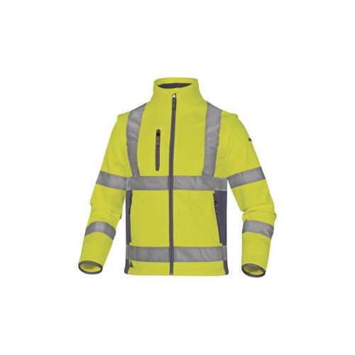 Softshell-Warnjacke, wasserdicht, atmungsaktiv, gelb, Größe XL, MOON2JGXG 145660996