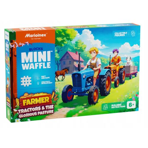 Mini Waffle 110el Farmer Traktorok és kiemelkedő rét 145661062