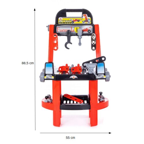 Szerelő "Szuper Mechanikus" készlet + "Feltaláló" építőkocka szerszámkészlet Polesie 145661094