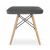 Leobert WERK széklet - szürke bársony/természetes lábak x 4 145661237