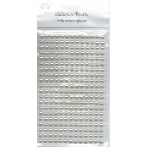 Öntapadós gyöngyök Ivory 6mm 260db 145661346