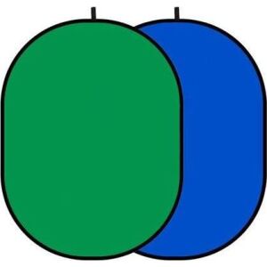 GlareOne Fotó háttér GlareOne fotóháttér 2 az 1-ben zöld-kék 150x200cm