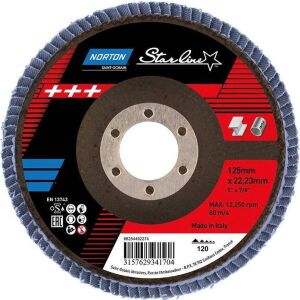 Norton Clipper Tarcza lamelkowa FLD FDTF 125x22 R82B NOR P120 STARL EU 145662293 - Accesorii pentru unelte