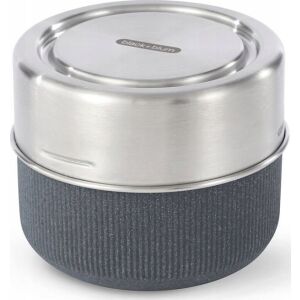 Ebédre rakott, Black Blum, 2 fedővel, polipropilénből, szilikonból, acélból, farostból, szürke/ezüst, űrtartalom 0,6 l, 12x9,5 cm 145662709 - Ételtárolás