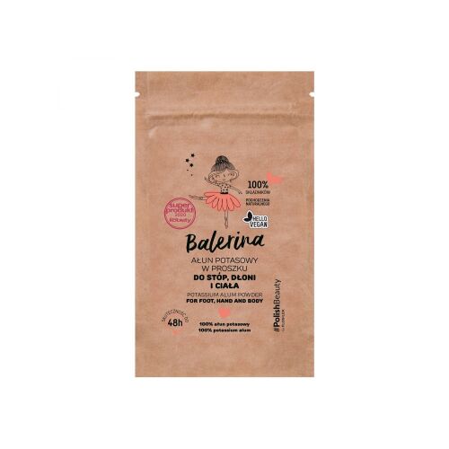 Floslek Ballerina kálium-timsó por lábakra, kézre és testre 25g