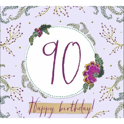 Clear Creation Karnet Swarovski kwadrat CL2290 Urodziny 90