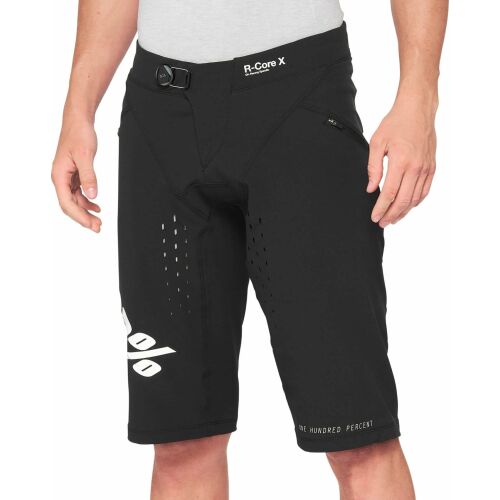 100% Rövidnadrág 100% R-CORE X Shorts fekete 32-es méret (46 EUR) (ÚJ 2022)