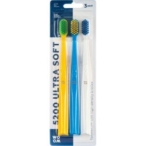 WOOM_5200 Ultra Soft Toothbrush fogkefe 3db 145663877 - Szépség & Egészség