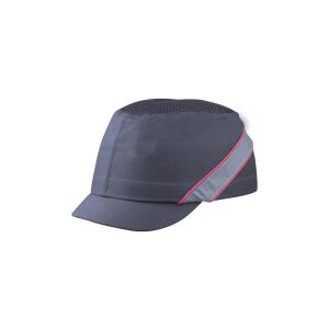 Könnyű szellőztetett sisak, poliészter és pamut anyagból, polietilén sisakkal, fekete-piros szín, állítható méret TETE COLTAAINOMI 145664481 - Védőfelszerelés