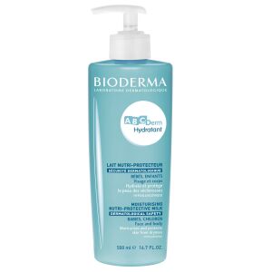 Lapte hidratant ABCDerm, 500 ml, Bioderma 145825082 - Loțiuni de corp și produse cosmetice pentru bebeluși