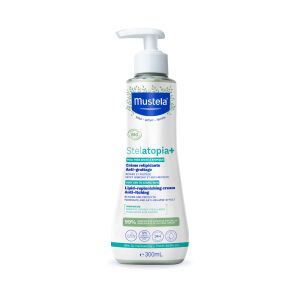 Crema de refacere a lipidelor Stelatopia+, 300 ml, Mustela 145825085 - Loțiuni de corp și produse cosmetice pentru bebeluși
