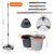 Pepita Spin Mop mit Pedal, 2 Behälter Mop-Set mit 360° drehbarem Kopf, +2 Ersatzköpfe 145672977