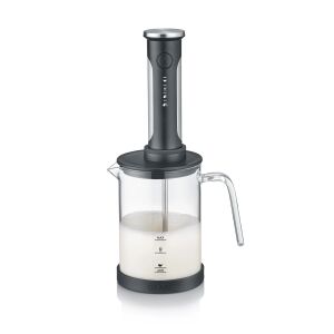 Graef vezeték nélküli, újratölthető tejhabosító, 300 ml űrtartalom, hordozható, 4 automata program, 2 üzemmód, kézi habosítás, „hands-free” habosítás, biztonsági rendszer, mixer funkció, auto 145667903 - Graef