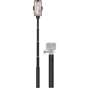 Brat Extensibil 72 cm pentru Stabilizator Gimbal Telefon VITTALIST, Selfie Stick Telescopic, Prindere Universala cu Filet Standard 1/4”, Compatibil Smartphone iOS/Android si Camere de Actiune 145668215 - Selfie stick-uri