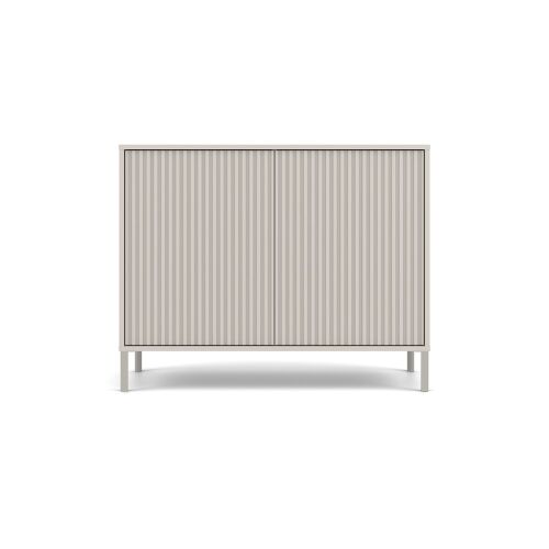 Komoda KAMARO 2D SLIM Lišty KASZMIR Žliabkované čelo 145668998