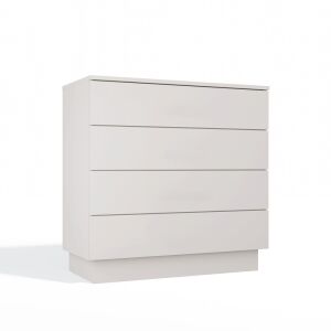 AMBER 4S Kabinett 4 Schubladen für Schlafzimmer Wohnzimmer Kaschmir Beige 145669098 - Kinder & Jugendmöbel